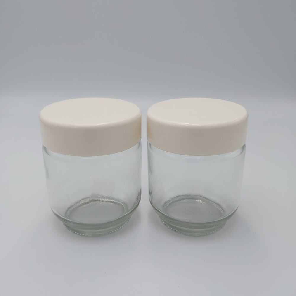 2 Euro‎ Cuisine Yogurt Maker YM80/YM100 Replacement Screw Top Glass Jar